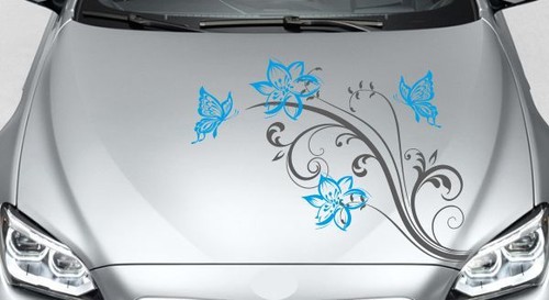 Aufkleber motorhaube auto car - aufkleber,