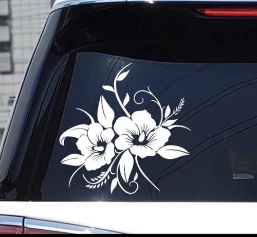 Auto aufkleber hibiskus - auto,
