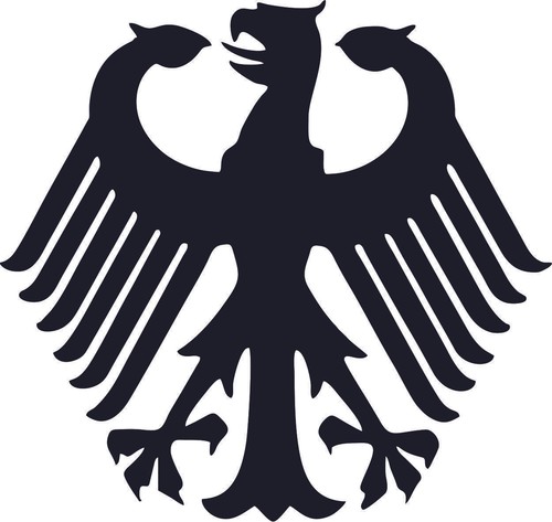 Bundesadler aufkleber auto - 1,