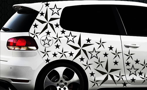 Teiliges sterne star auto - sterne,