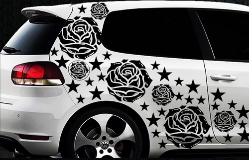 Rosen sterne star auto - star,